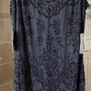Pisarro Nights cocktail dress, size 6, navy blue